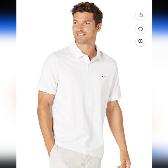 Vineyard Vine's Men's Edgartown Jersey Polo Shirt - Picture 1 of 7